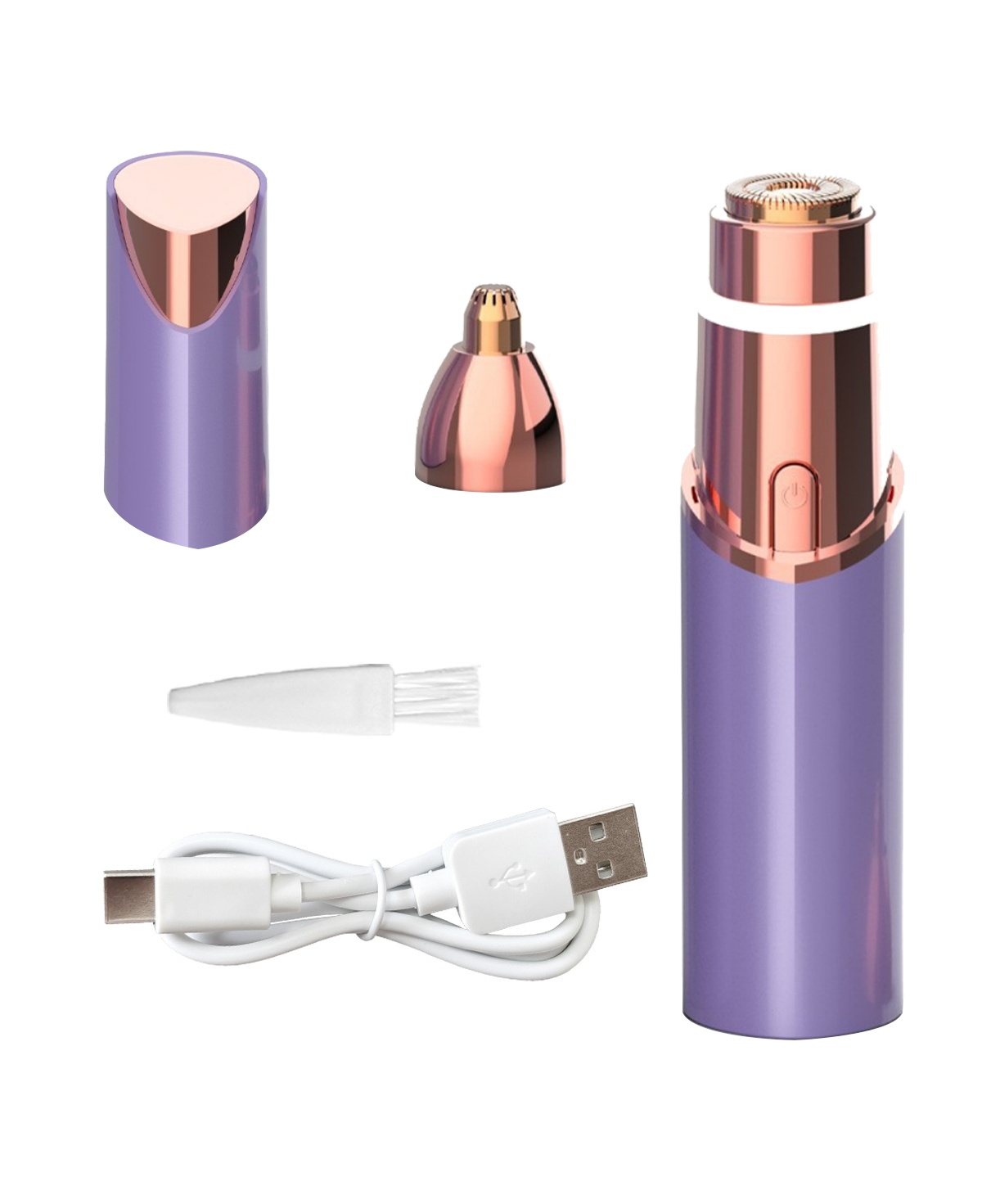 2-in-1 Electric Facial & Eyebrow Hair Trimmer for Women