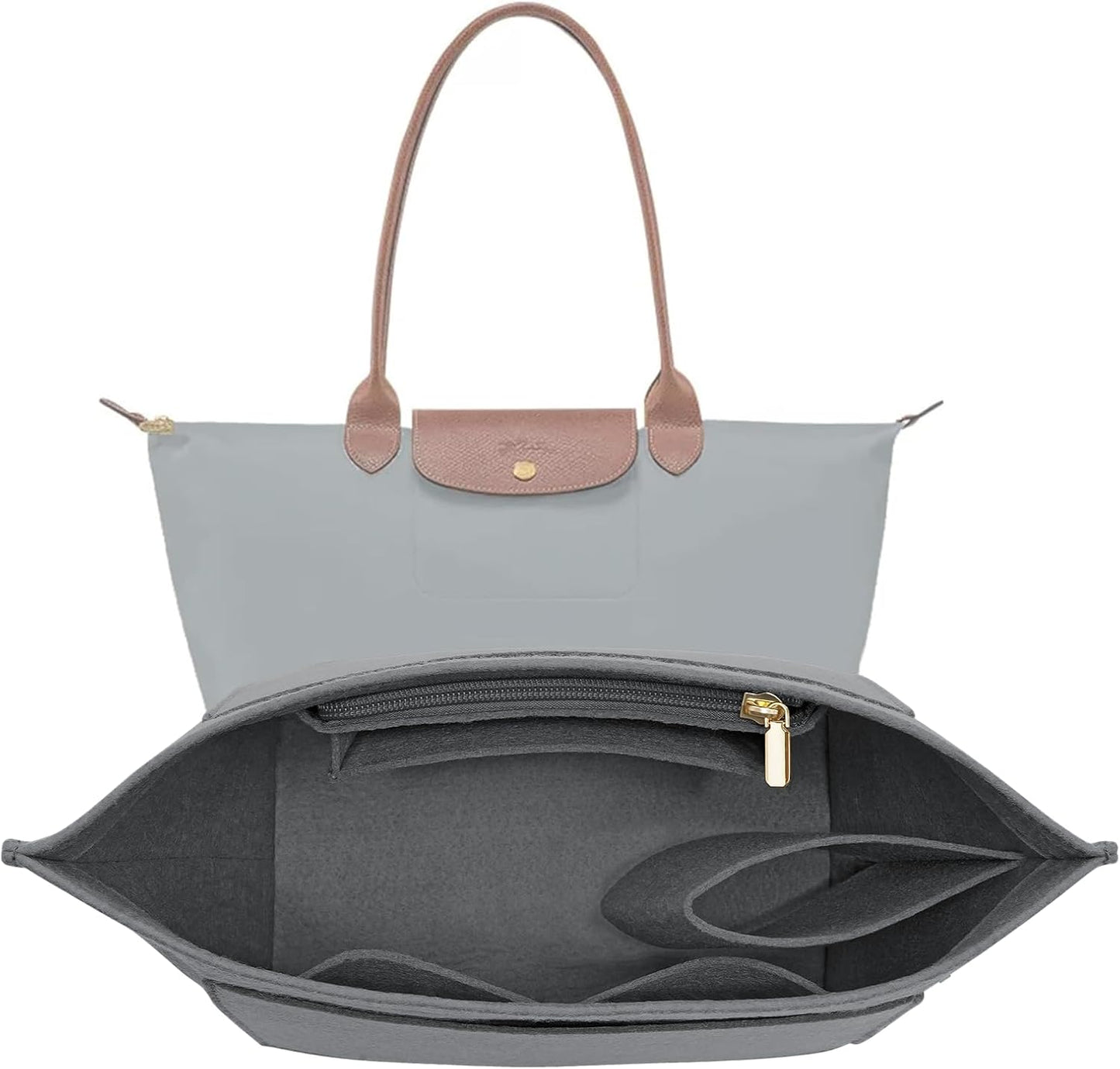 Felt Organizer Fits Longchamp le pliage L Handbag Insert
