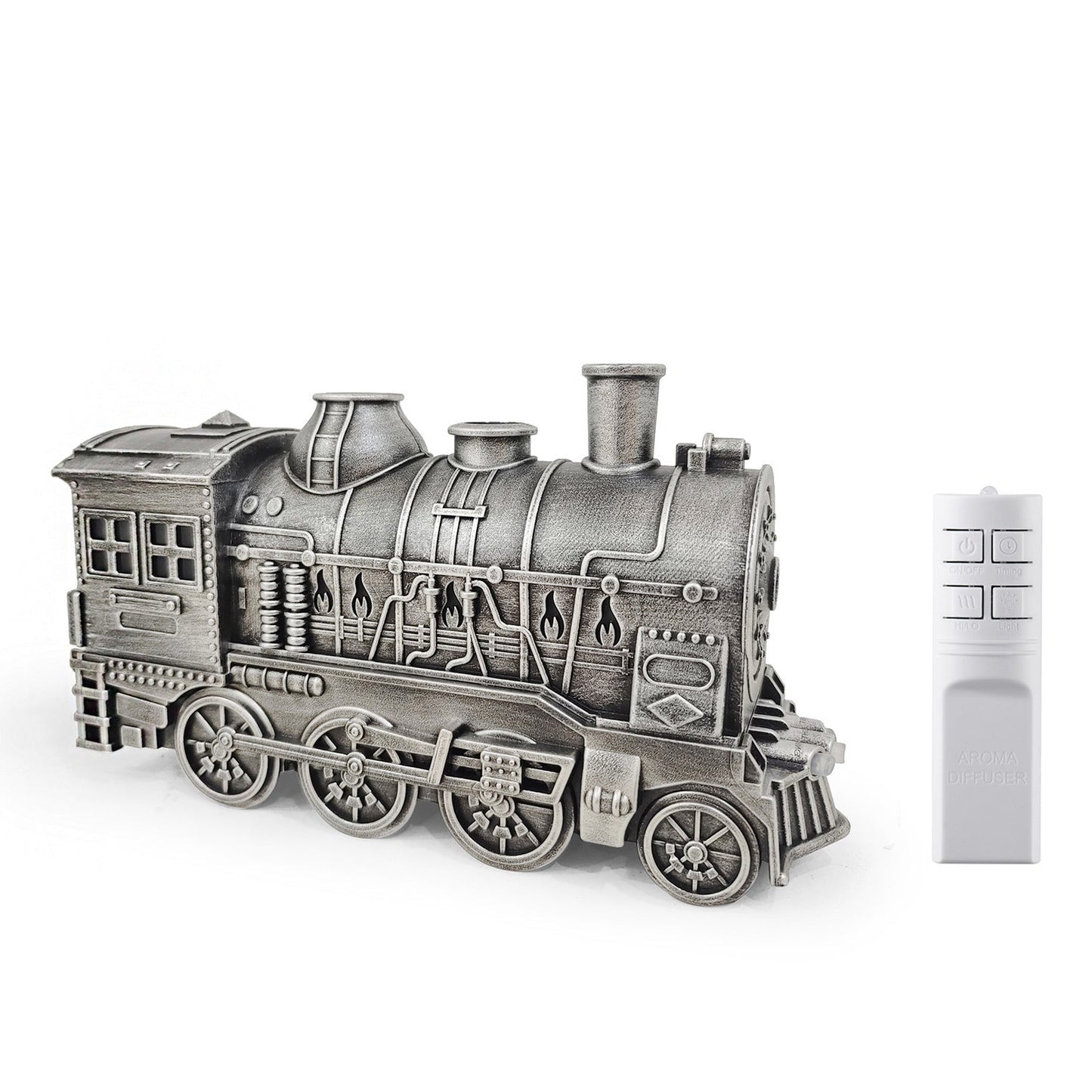 Vintage Steam Train Essential Oil Diffuser – 300ML Aromatherapy Humidifier