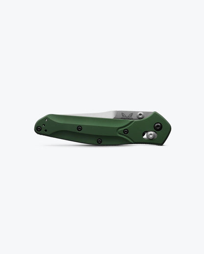 BM 940 Osborne – Legendary EDC Tool | Green Aluminum & Carbon Fiber