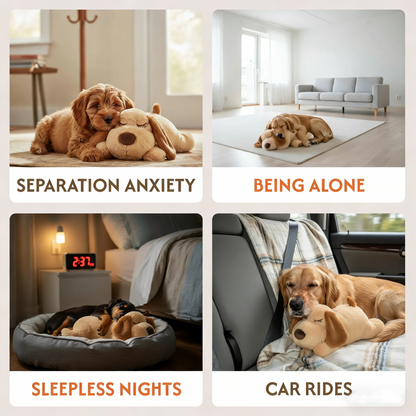 Pet Puppy Heartbeat Plush Doll Toy