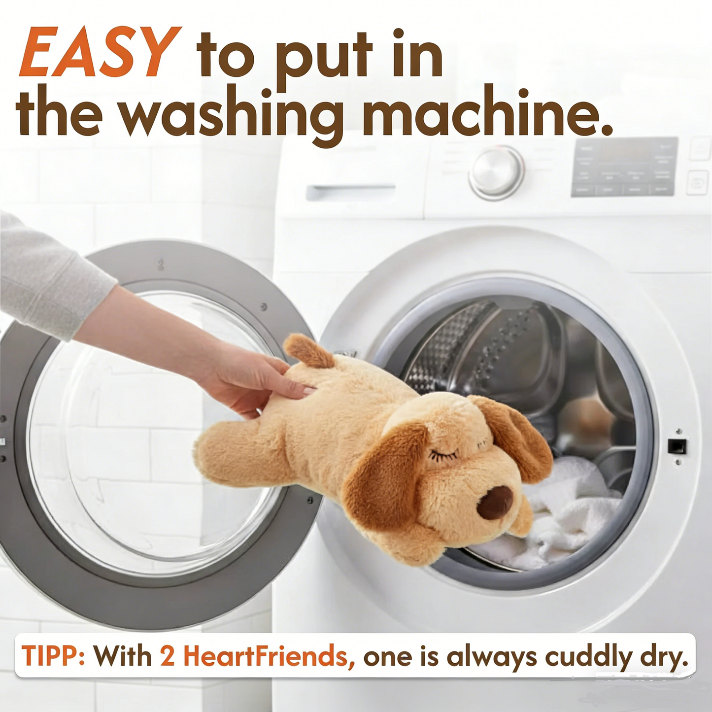 Pet Puppy Heartbeat Plush Doll Toy