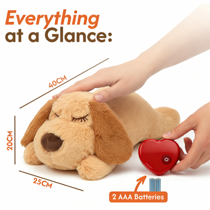 Pet Puppy Heartbeat Plush Doll Toy