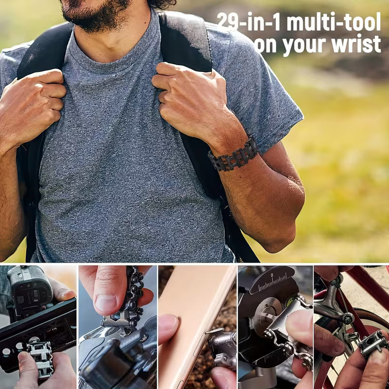 The Leatherman Tread - Men's 29-in-1 Multi-Tool Bracelet