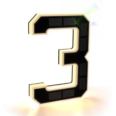9 Inch Solar Lighted House Numbers for Outside