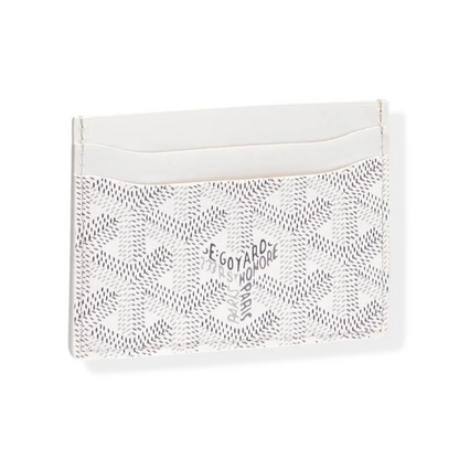 Classic French Pattern Slim Leather Card Wallet