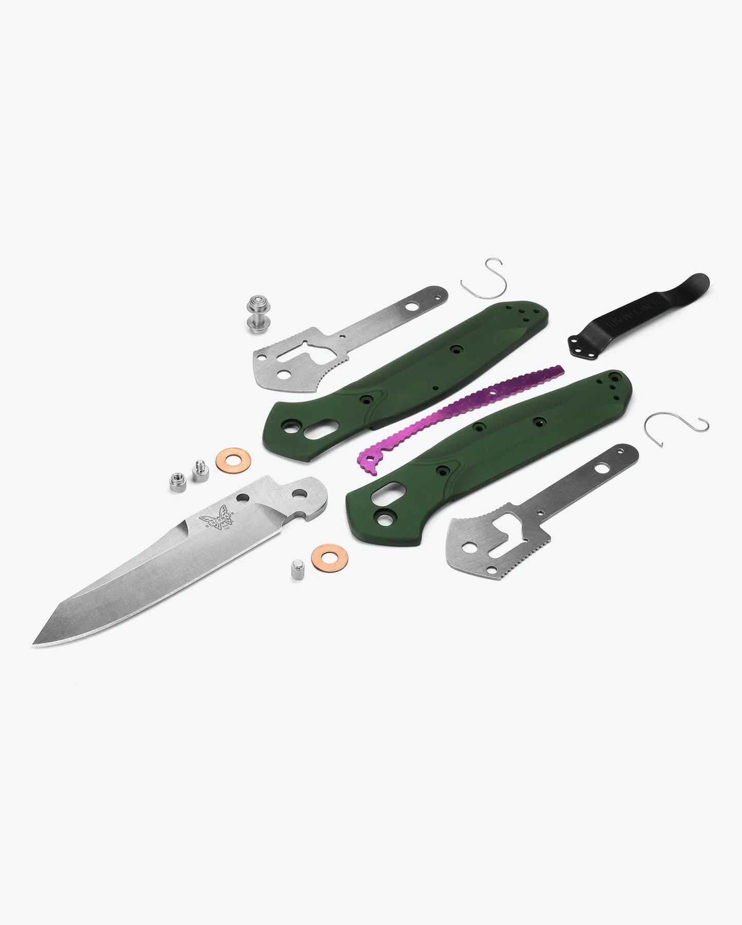 BM 940 Osborne – Legendary EDC Tool | Green Aluminum & Carbon Fiber