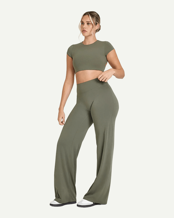 Women's High Waisted Flare Yoga Pants