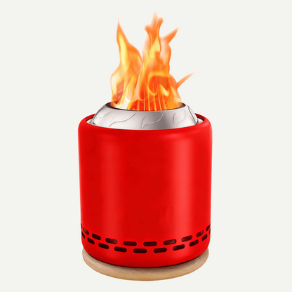 Stove Tabletop Fire Pit with Stand – 5.9” x 7.8” Smokeless Stainless Steel Portable Fire Pit 🔥