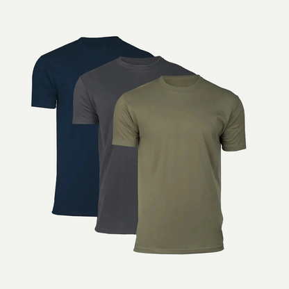 The Essential Crew Neck Tees – 3-Pack for Everyday Comfort