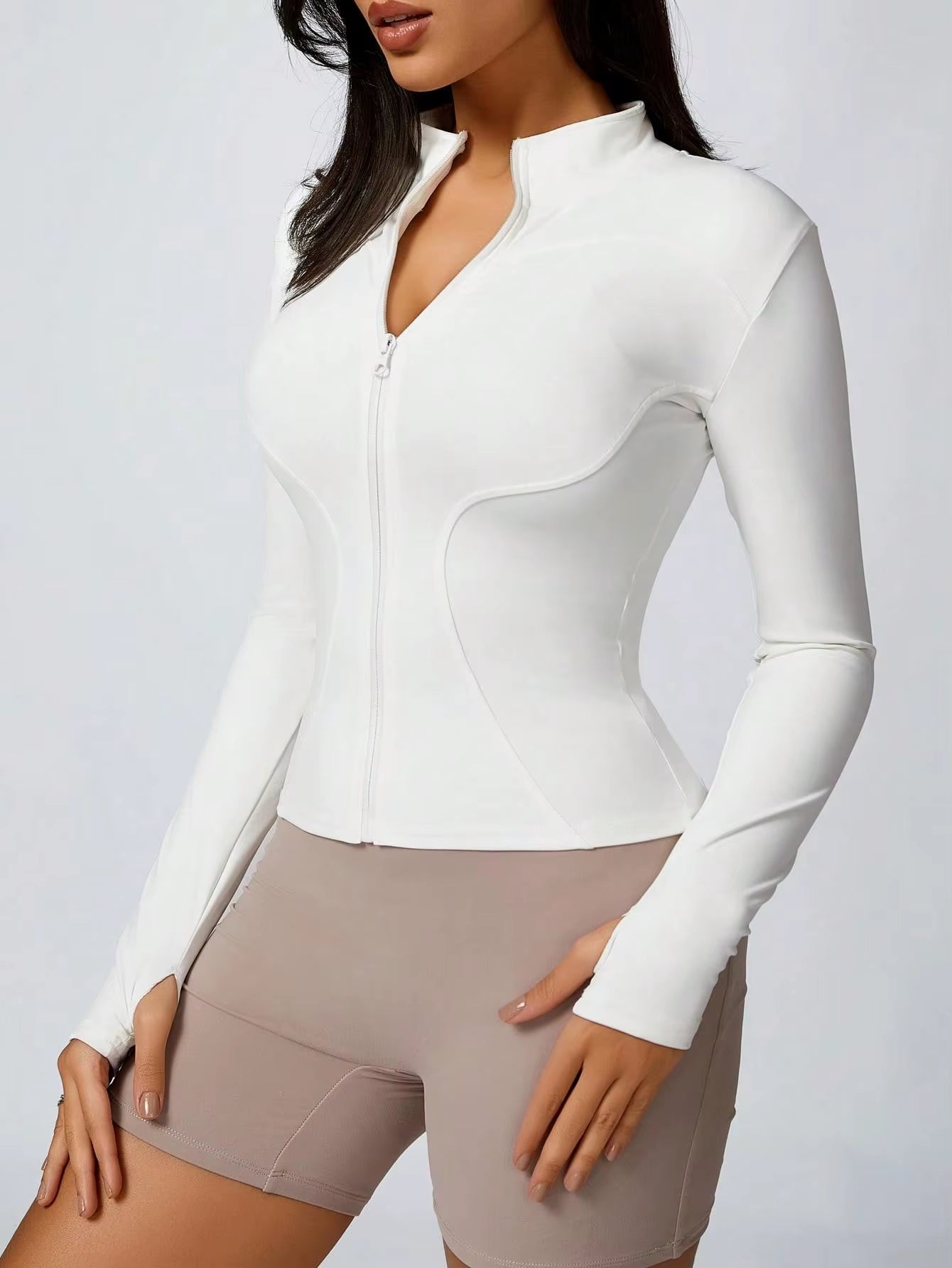 Women’s Full Zip Sports Jacket for Yoga