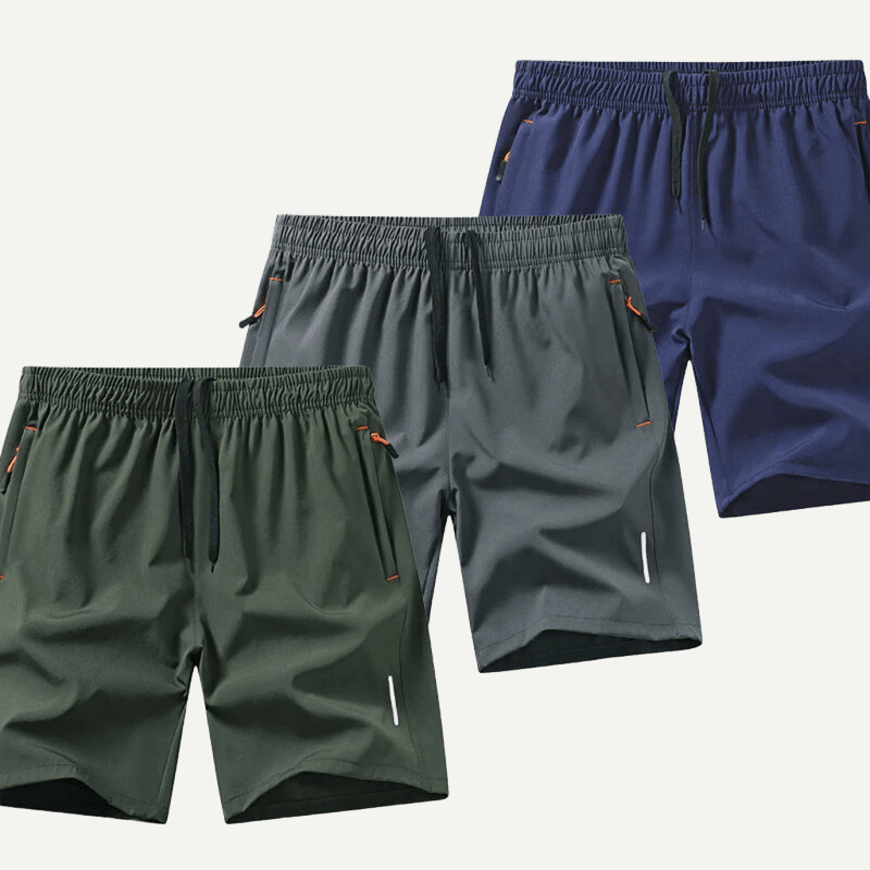 Men’s Quick-Dry Training Shorts (3 PACK)
