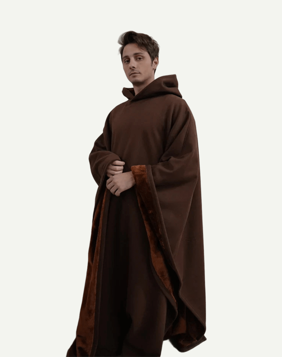 Eden Hoodie – Oversized Weighted Hoodie Cloak with Ultra-Soft Faux Fur Liner