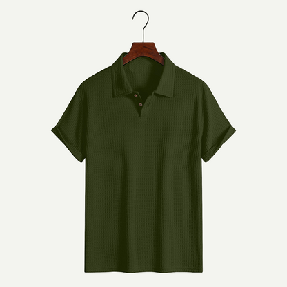Engineered Comfort Jacquard Polo