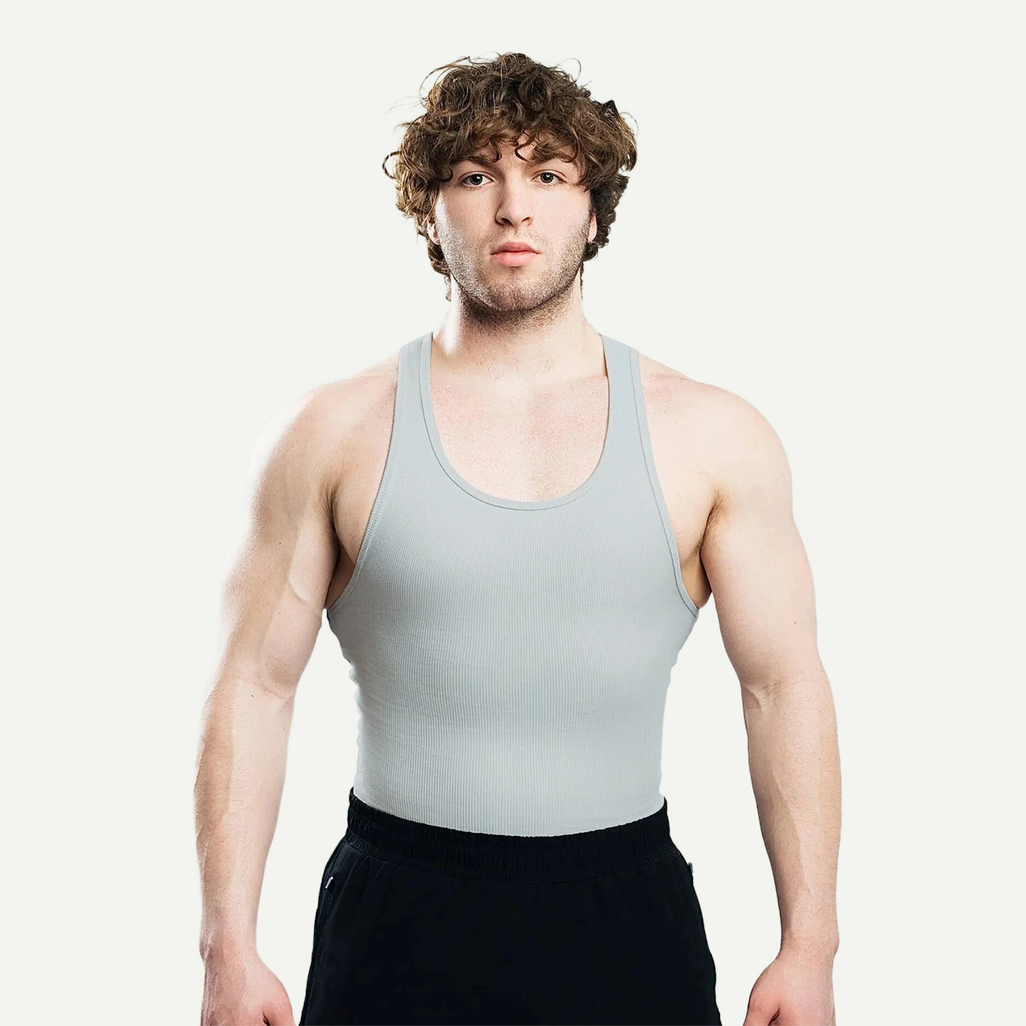 Men's Ribbed Sleeveless Shirt