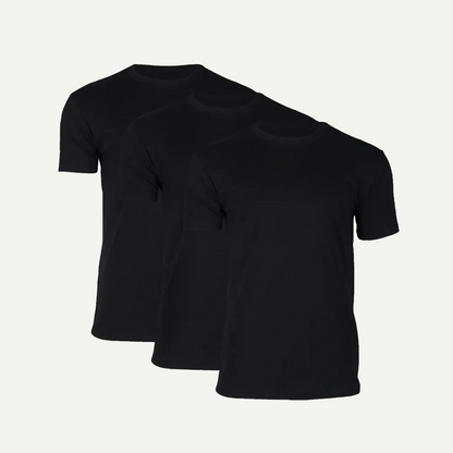 The Essential Crew Neck Tees – 3-Pack for Everyday Comfort