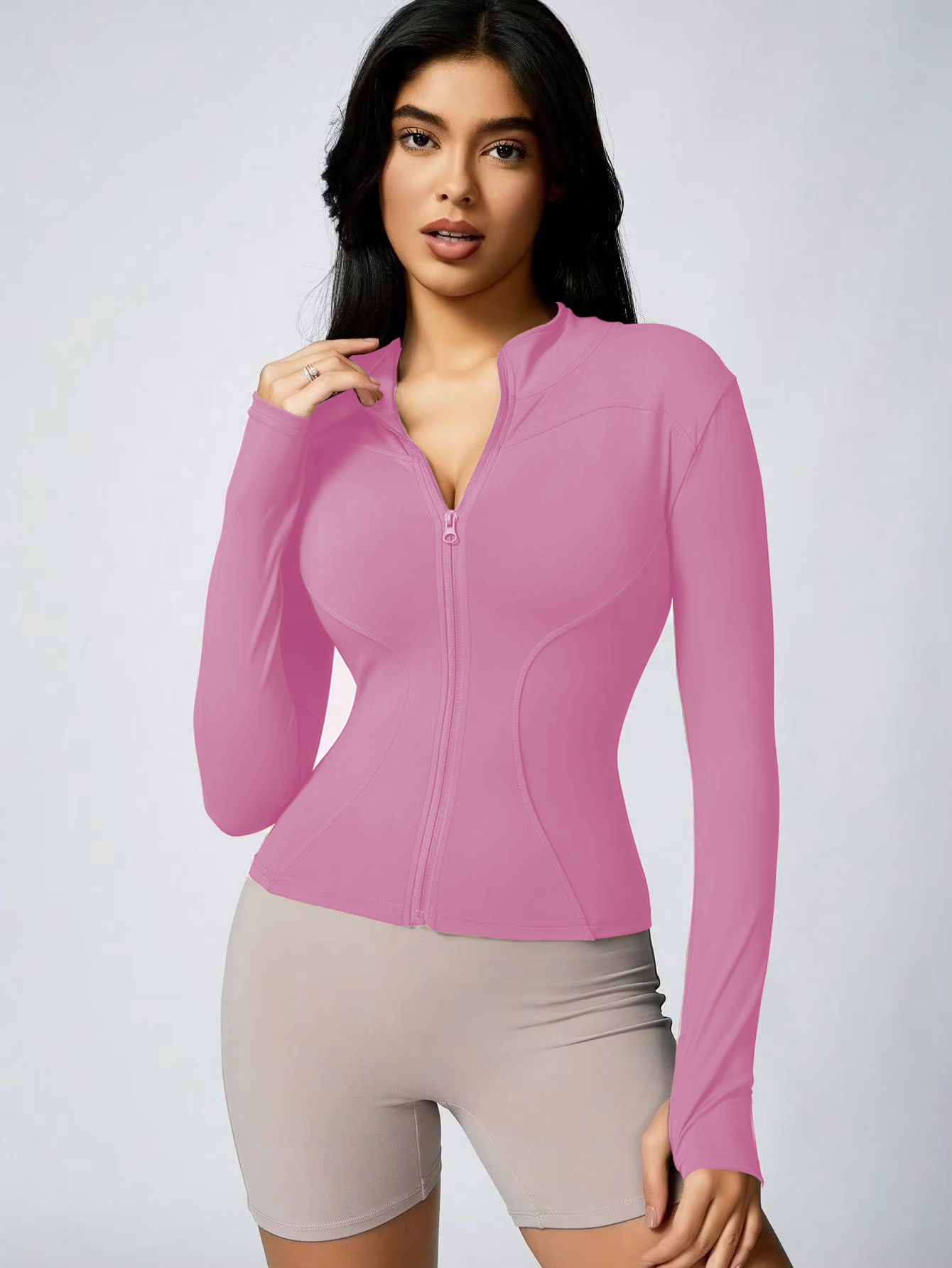 Women’s Full Zip Sports Jacket for Yoga