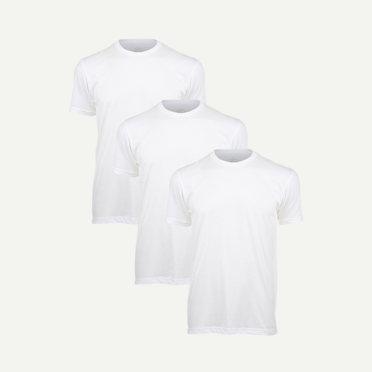 The Essential Crew Neck Tees – 3-Pack for Everyday Comfort