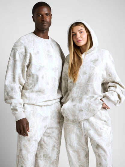 3D Leaf Print Athletic 2-Piece Set