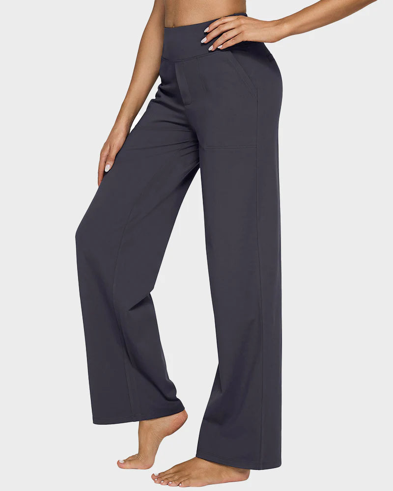 Loose High-Waist Business Wide-Leg Yoga Pants