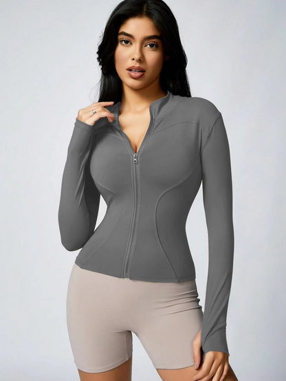 Women’s Full Zip Sports Jacket for Yoga