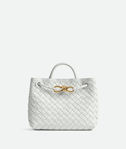 East/West Andiamo small intrecciato leather tote