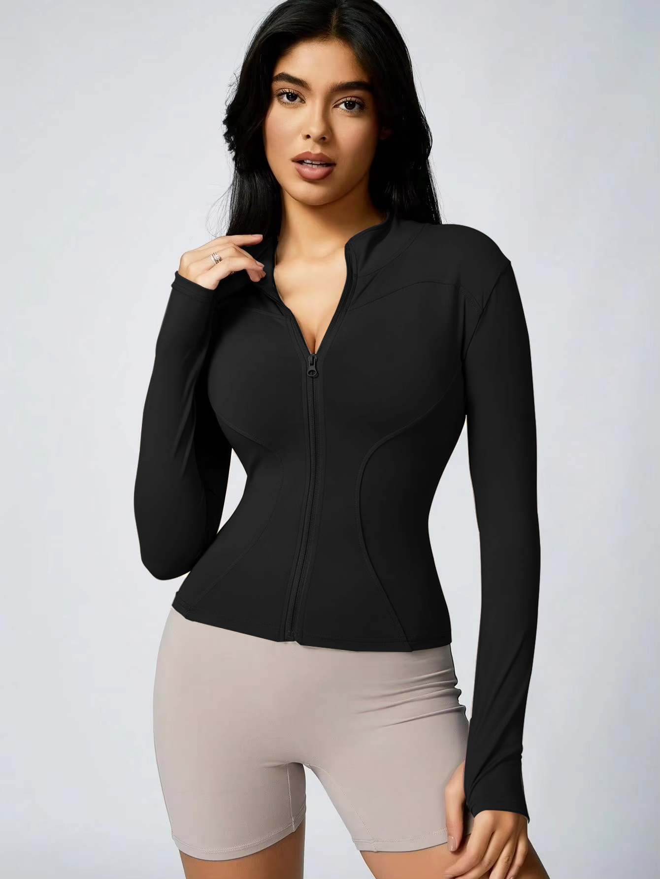 Women’s Full Zip Sports Jacket for Yoga