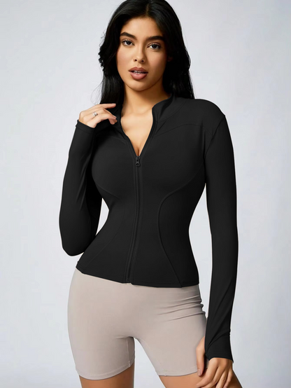 Women’s Full Zip Sports Jacket for Yoga