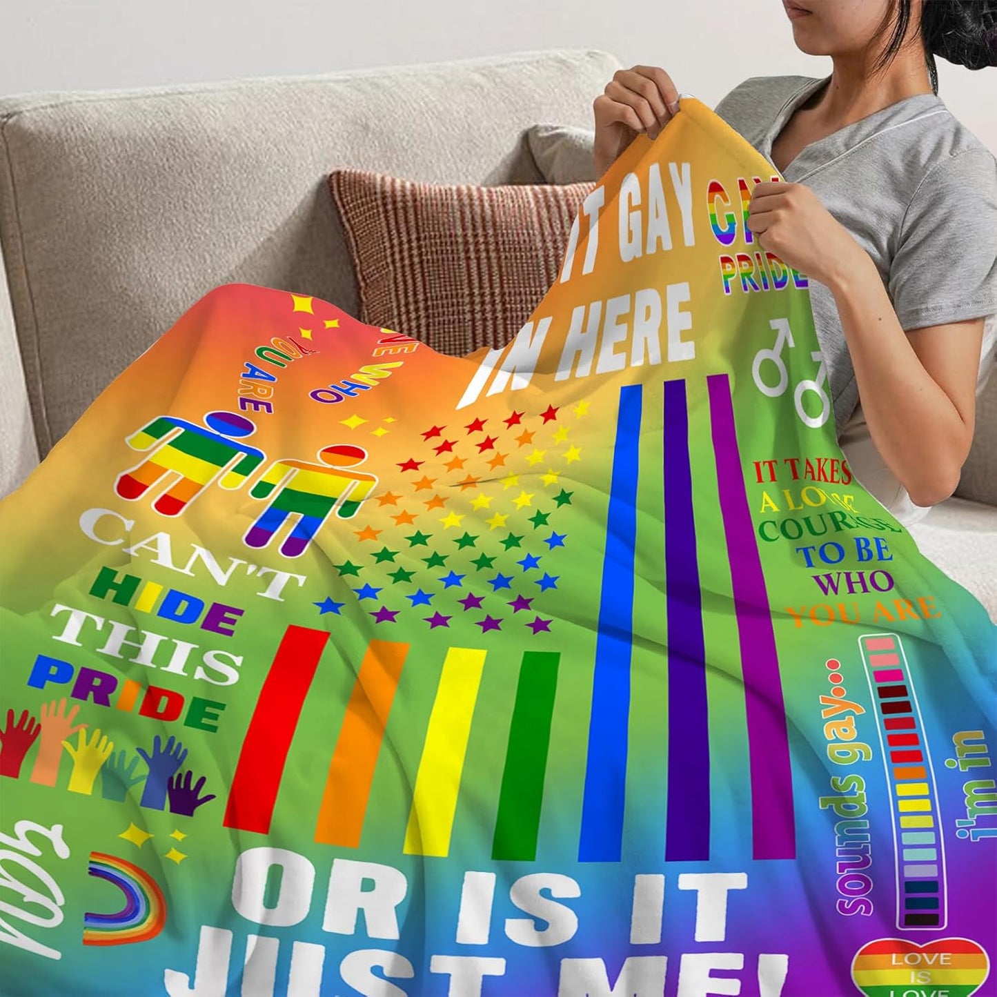LGBT Blanket Pride Super Plush Blanket
