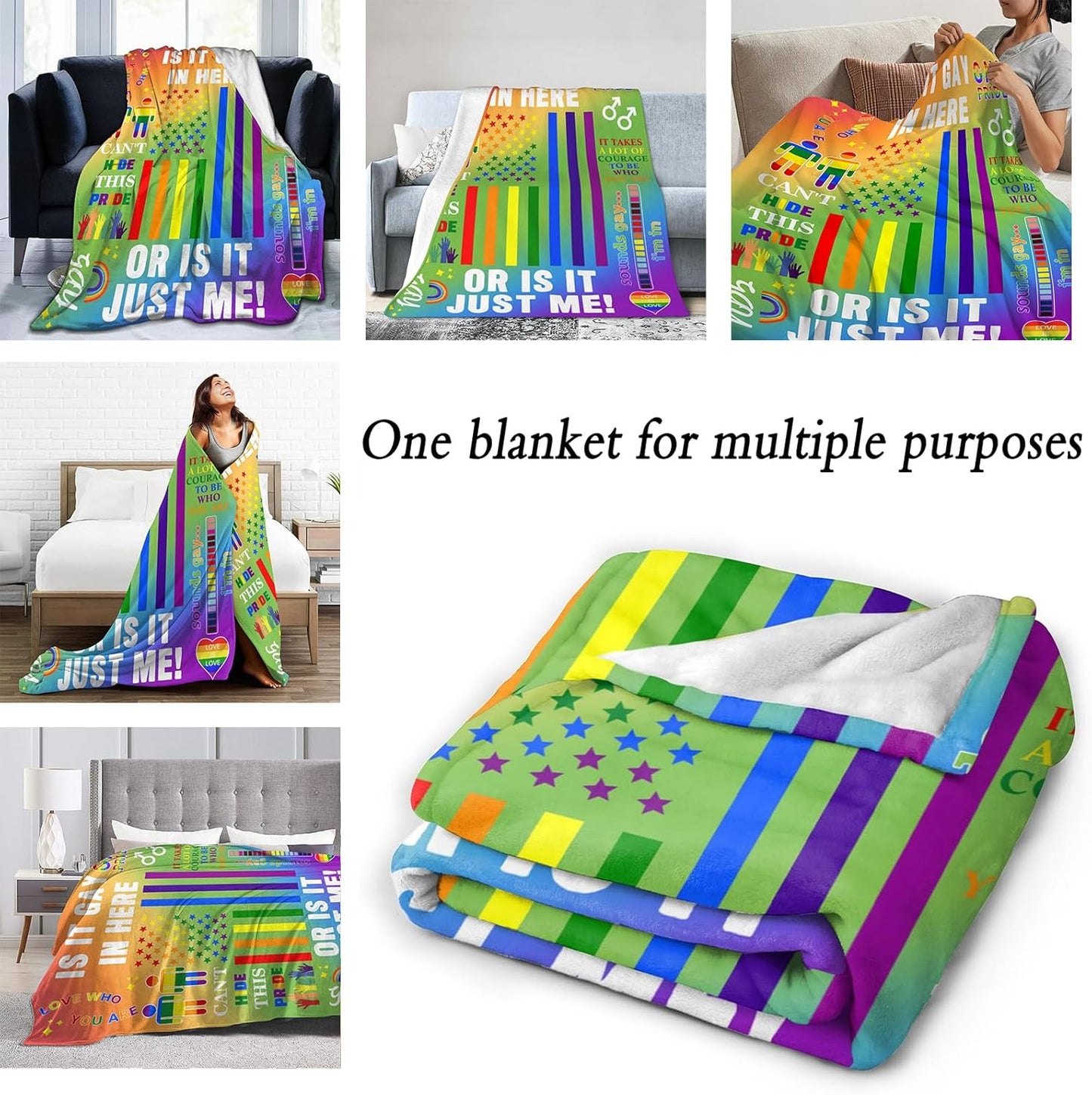 LGBT Blanket Pride Super Plush Blanket
