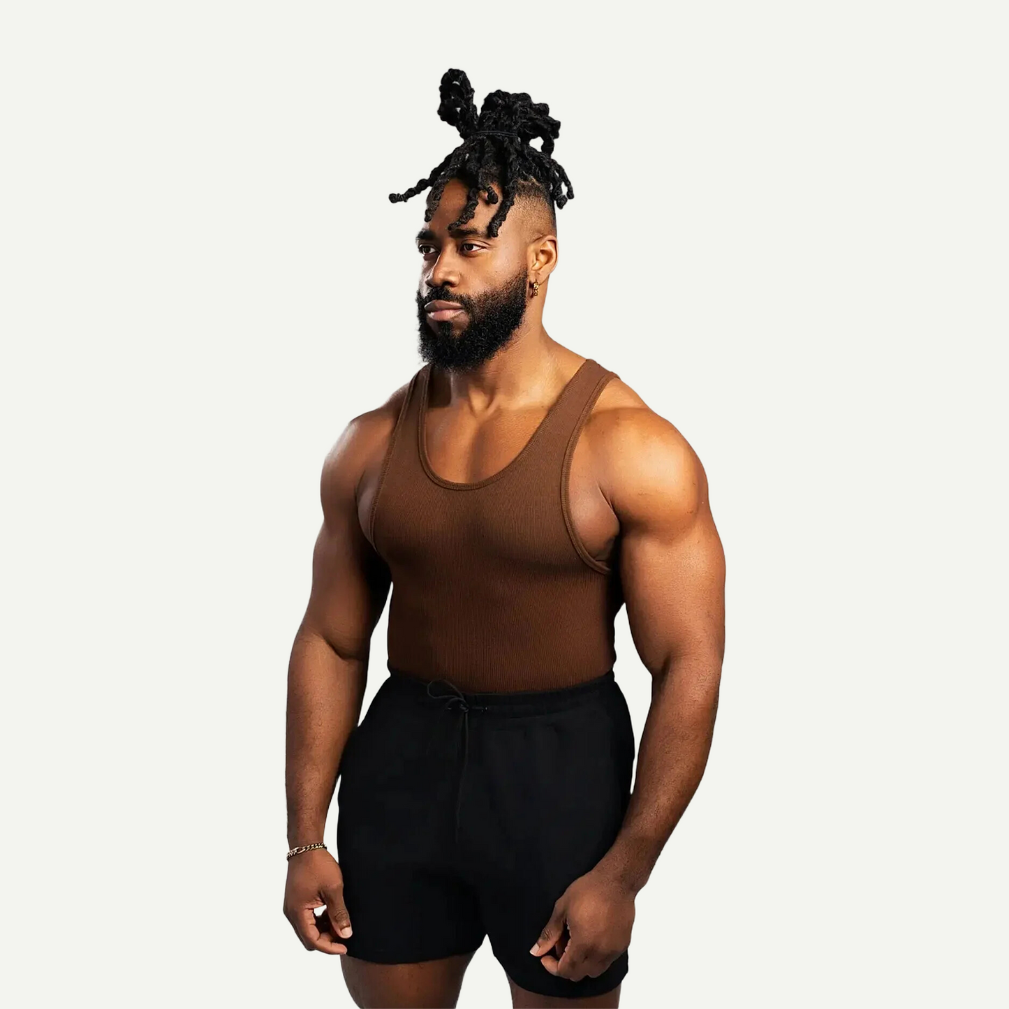 Men's Ribbed Sleeveless Shirt