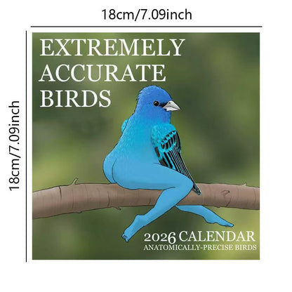 2026 Calendar of Extremely Accurate Birds