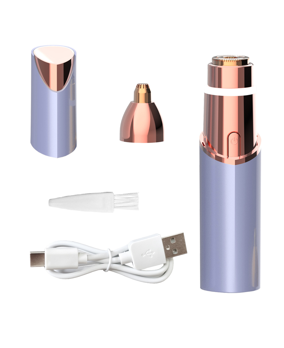 2-in-1 Electric Facial & Eyebrow Hair Trimmer for Women