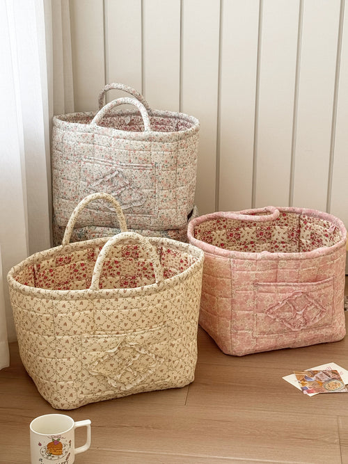 Floral Multi-Purpose Basket