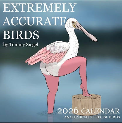 2026 Calendar of Extremely Accurate Birds
