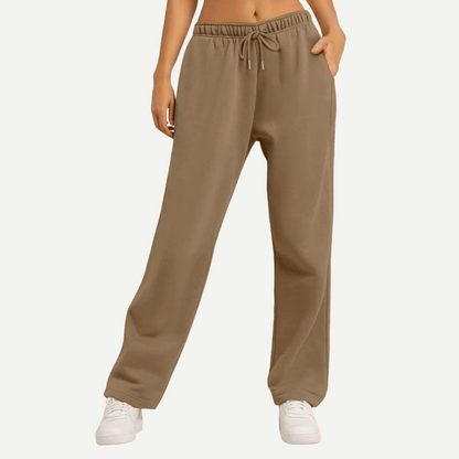 Women’s Heavyweight Wide-Leg Fleece Sweatpants — Comfort Made Effortless