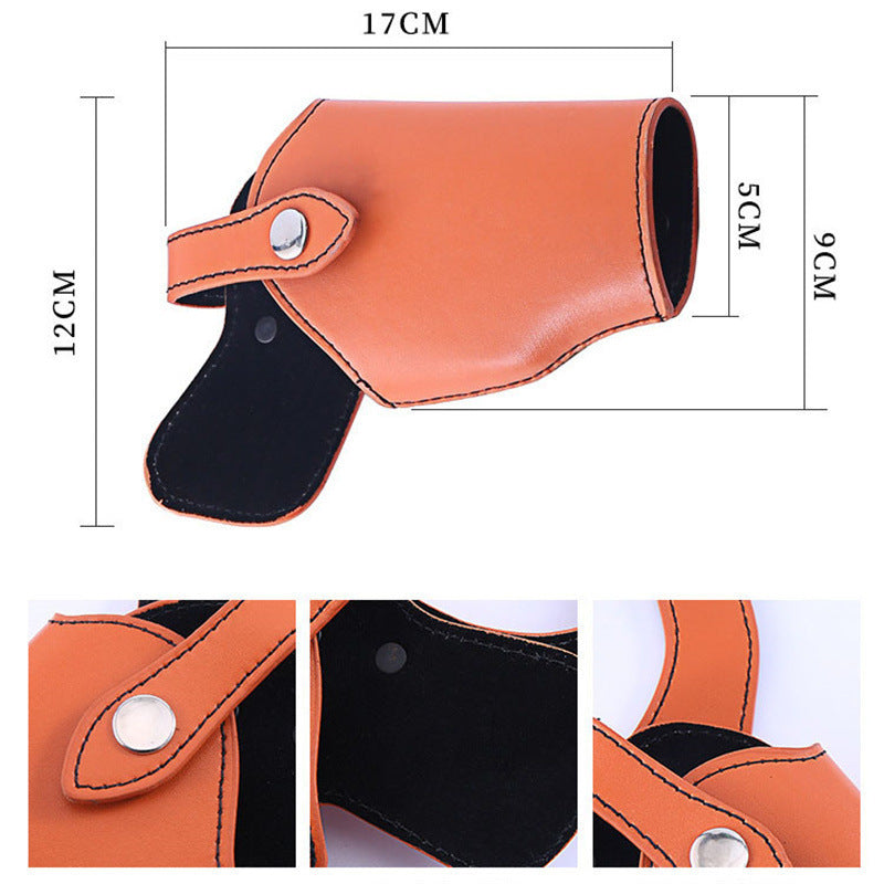 Leather Vertical Shoulder Carry Holster for Full-Size Pistols