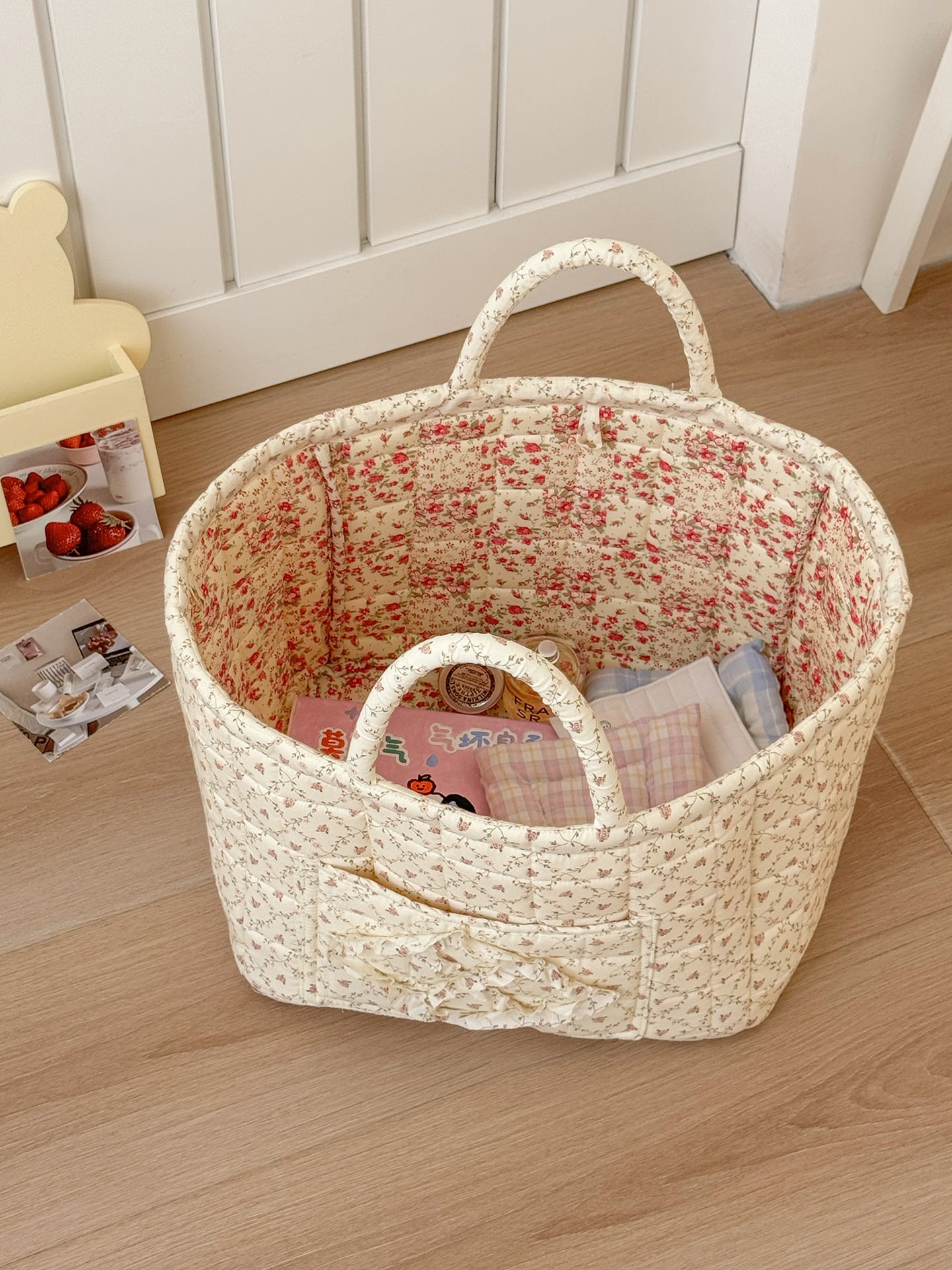 Floral Multi-Purpose Basket