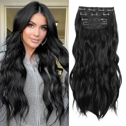 QBeauty 4pcs Clip In Hair Extensions
