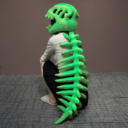 Spinosaurus Plush Dino Skeleton Outfit with 3D Spine