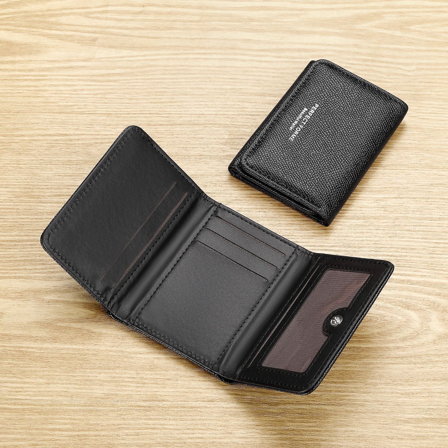 Premium Multi-functional Tri-fold Wallet for Men – Elegant, Compact, and Practical