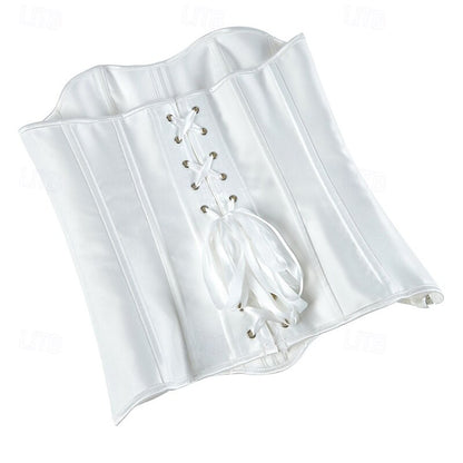 Victoria Gothic Body Shape Satin Waist Corset with Zip