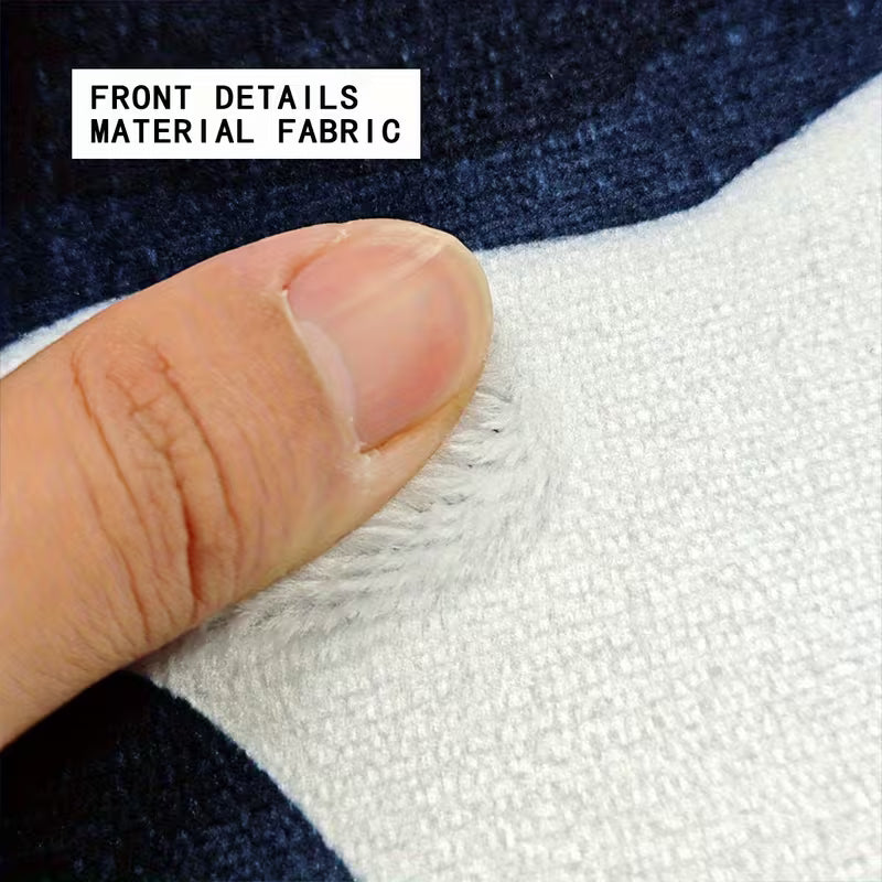 Vintage Car Pattern Soft Flannel Mat