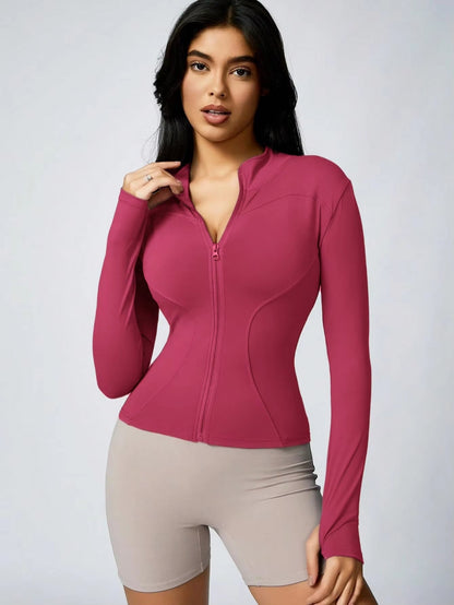 Women’s Full Zip Sports Jacket for Yoga
