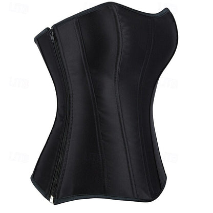 Victoria Gothic Body Shape Satin Waist Corset with Zip