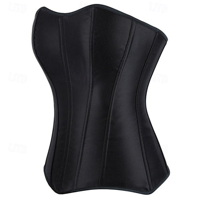 Victoria Gothic Body Shape Satin Waist Corset with Zip