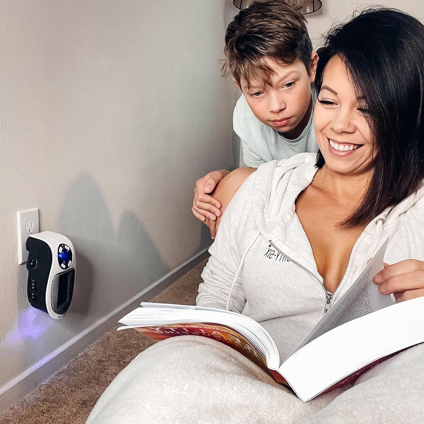 Portable Electric Space Heater – 500W Plug-In Indoor Heater