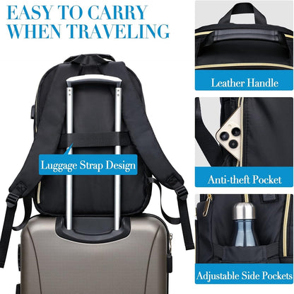 The V Laptop Backpack — Where Power Meets Elegance ⚡