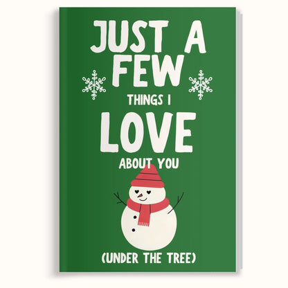 Just a Few Things I Love About You Couples Fill-In-Blank Book