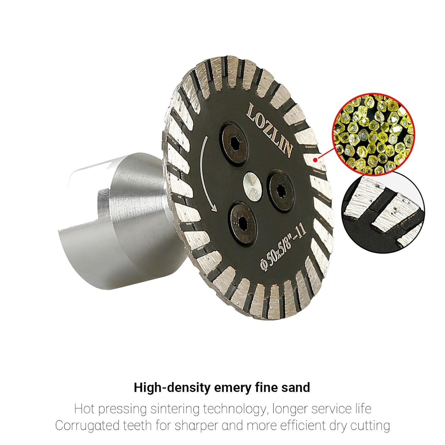 50mm Diamond Engraving & Grinding Disc – Removable Flange